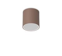 Ideal Lux Techo 15.3Cm Outdoor Surface Mounted Downlight Coffee Ip54