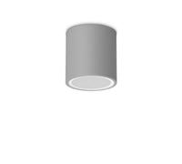 Ideal Lux Techo 9.5Cm Outdoor Surface Mounted Downlight Grey Ip54
