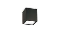 Ideal Lux Luminosa Techo Outdoor Surface Mounted Downlight Black Ip54, Gu10