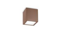 Ideal Lux Luminosa Techo Outdoor Surface Mounted Downlight Coffee Ip54, Gu10