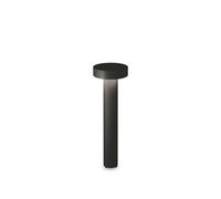 Ideal Lux Tesla 4 Light 60Cm Outdoor Bollard Black Ip44
