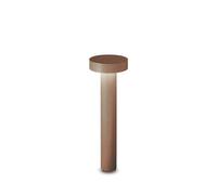 Ideal Lux Tesla 4 Light 60Cm Outdoor Bollard Coffee Ip44