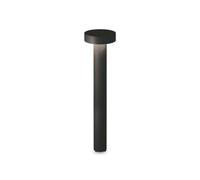 Ideal Lux Tesla 4 Light 80Cm Outdoor Bollard Black Ip44
