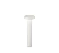 Ideal Lux Tesla 4 Light Small Outdoor Post Light in White Finish