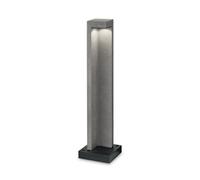 Ideal Lux Luminosa Titano Integrated Led Outdoor Bollard Lamp 1 Light Granite 3000K Ip55