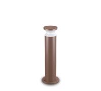 Ideal Lux Luminosa Torre Outdoor Bollard Coffee Ip44