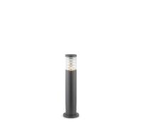 Ideal Lux Luminosa Tronco 1 Light Outdoor Short Bollard Anthracite Ip44, E27