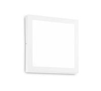 Ideal Lux Universal Integrated Led 40Cm Square Semi Flush Light White 4300Lm 4000K