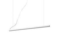Ideal Lux Luminosa V-Line Integrated Led Pendant Ceiling Light White 3000K