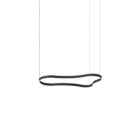 Ideal Lux Waves 125Cm Integrated Led Pendant Ceiling Light Black 3000K