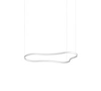 Ideal Lux Luminosa Waves 155Cm Integrated Led Pendant Ceiling Light White 3000K