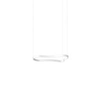 Ideal Lux Luminosa Waves 94Cm Integrated Led Pendant Ceiling Light White 3000K