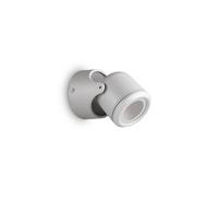 Ideal Lux Luminosa Xeno 1 Light Outdoor Wall Light Grey Ip44, Gu10