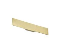 Ideal Lux Luminosa Zig Zag Integrated Led Wall Lamp Brass 53Cm 3000K