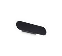 Ideal Lux Luminosa Zig Zag Oval Integrated Led Wall Lamp Black 1300Lm 3000K