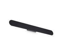 Ideal Lux Luminosa Zig Zag Oval Integrated Led Wall Lamp Black 3100Lm 3000K