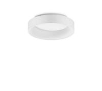 Ideal Lux Luminosa Ziggy Round 45Cm Integrated Led Semi Flush Light White, 3000K, Non-Dim