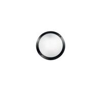 Maddi 1 Light Diffuser Outdoor Flush Ceiling Wall Light Black IP66 E27 Netlighting Black One Size