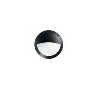 Fumagalli Maddi 2 Coastal IP66 E27 Oval Eyelid Bulkhead Wall Light in Black