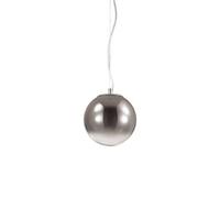 Ideal Lux Lighting Mapa 1 Light Globe Ceiling Pendant Chrome Shade - IDL140711