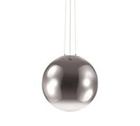 Netlighting Mapa 1 Light Globe Ceiling Pendant Chrome Shade - IDL161327