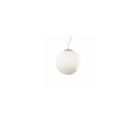 Mapa Bianco 1 Light Large Globe Ceiling Pendant White E27 Netlighting White One Size