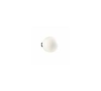 Ideal Lux Mapa Bianco 1 Light Medium Globe Ceiling Flush Light White, E27