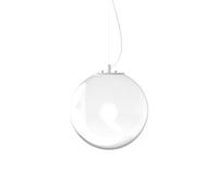 Ideal Lux Mapa Clear 30Cm Globe Pendant Ceiling Light Opal
