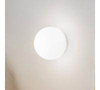 Ideal Lux Mapa wall light, Ø 30 cm, E27, white, glass, sphere