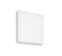 Ideal Lux Lighting Mib Led Outdoor Square Simple Flush White IP65, 3000K