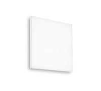 Ideal Lux Mib Square 4000K LED Flush Bathroom Ceiling Fitting in White Finish