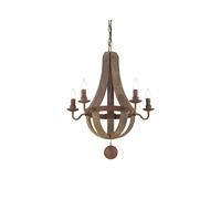 Ideal Lux Millennium 5 Light Ceiling Pendant Brown, E14