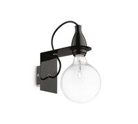 Ideallux Black Minimal designer wall lamp