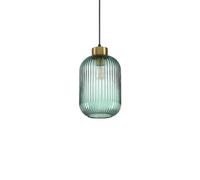 Ideal Lux MINT-1 - Indoor Glass DomeCeiling Pendant Lamp 1 Light Green, E27
