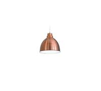 Ideal Lux Moby 1 Light Dome Ceiling Pendant Copper, E27