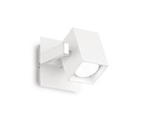 Ideal Lux Mouse Single Light Wall Spotlight In White Finish