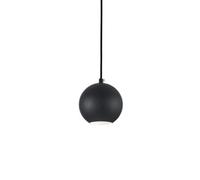 Ideal Lux Mr Jack Small Single Light Ceiling Pendant in a Black Finish