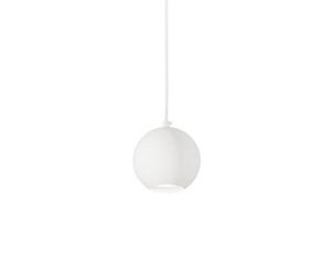 Ideal Lux Mr Jack Indoor Globe Ceiling Pendant Lamp 1 Light White, Gu10