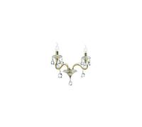 The Italian Collection Negresco 2 Light Wall Fitting in Gold Finish