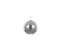 Nemo 1 Light Large Dome Ceiling Pendant Grey Smokey E27 Netlighting Grey One Size