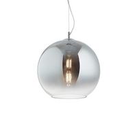 Nemo Indoor Dome Ceiling Pendant Lamp 1 Light Chrome Shades E27 Netlighting Grey One Size
