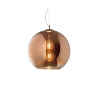 Nemo 1 Light Small Dome Ceiling Pendant Copper E27 Netlighting Copper One Size