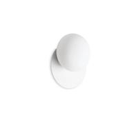 Ideal Lux Ninfea Round Flush Wall Lamp White