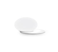 Ideal Lux NINFEA Table Lamp 1 Light GX53 White Glass Metal