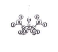 Ideal Lux Nodi 15 Light Ceiling Pendant in a Chrome Finish
