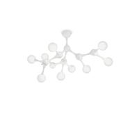 Ideal Lux Nodino - 9 Light Medium Multi Arm Ceiling Flush Light White, G9