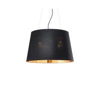 Ideal Lux Nordik 4 Light Ceiling Pendant in a Matt Black Finish