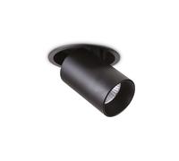 Ideal Lux Nova 12W 3000K LED Recessed Spotlight in Black Finish