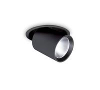 Ideal Lux Nova 30W 3000K LED Recessed Spotlight in Black Finish