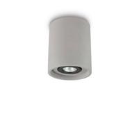 Oak 1 Light Round Surface Mounted Downlight Light Grey Netlighting Light Grey One Size